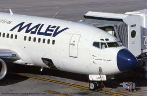 Boeing 737-500 átvétel 1998 és átadás 2003Hapag Lloyd 