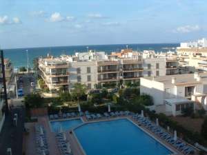 Mallorca Hotel Hotetur Leo, a szálloda erkélyéről a kilátás