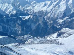 Alpe d' Huez, fentről
