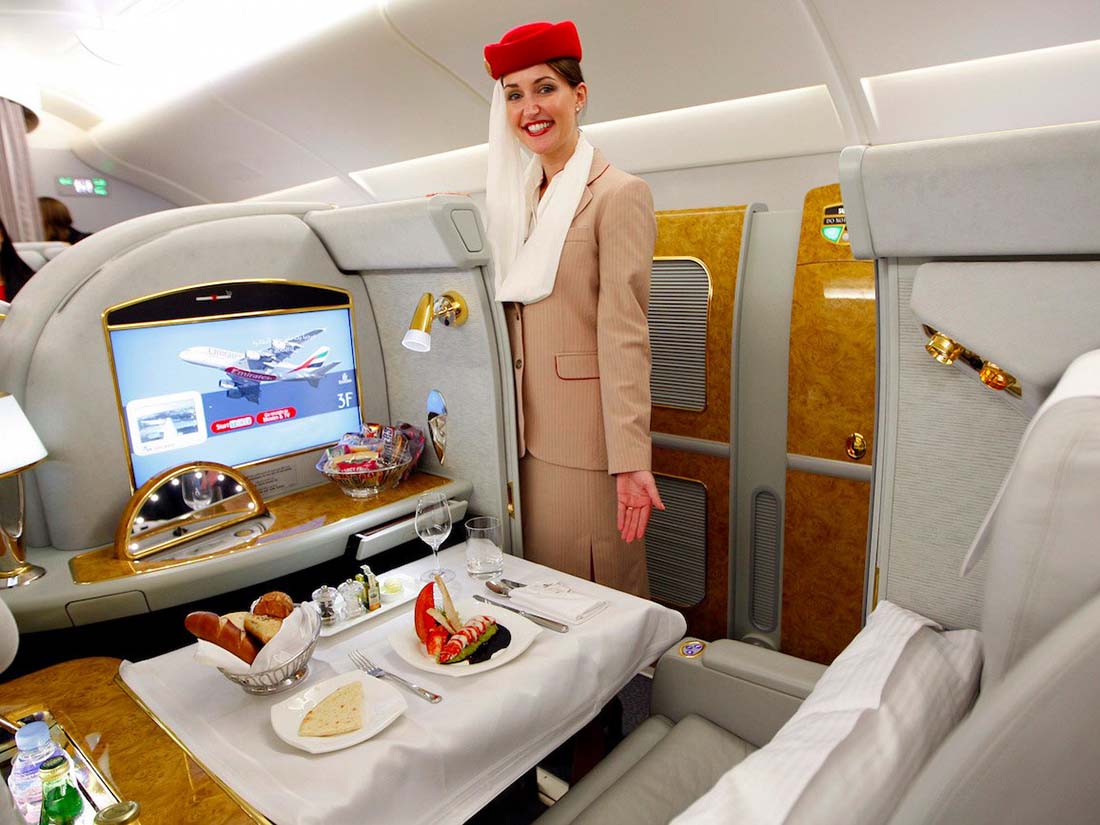Amiért szeretnek az emberek az Emirates első osztályán utazni