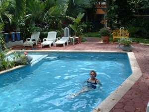 El Rey del Caribe, szálloda belső udvara