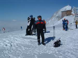 Hintertux gleccser, 3250 m-en