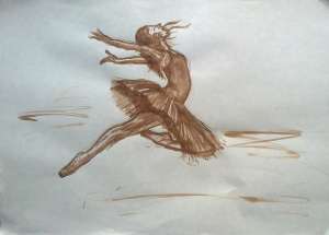 Balett, 30x40 cm, 2013
