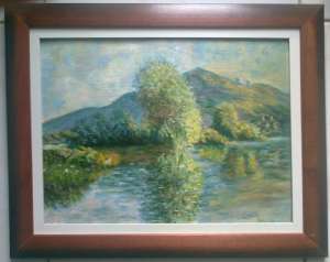 Tájkép Monet után, 35x25 cm, 2007
